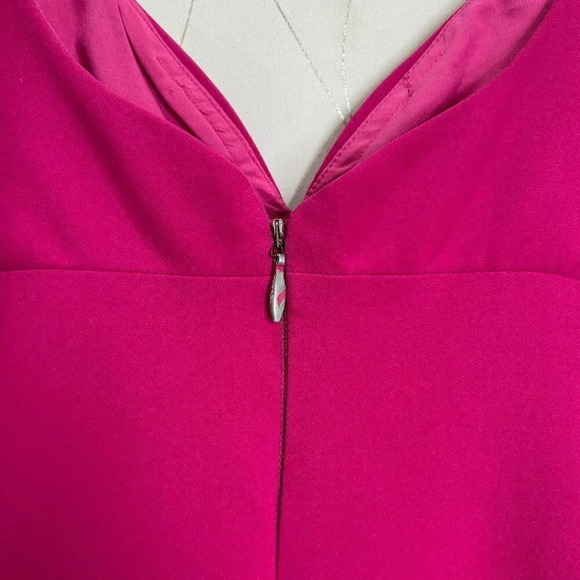 Nicole Miller Full Heart Dark Pink Formal Gown $420 - Picture 11 of 11